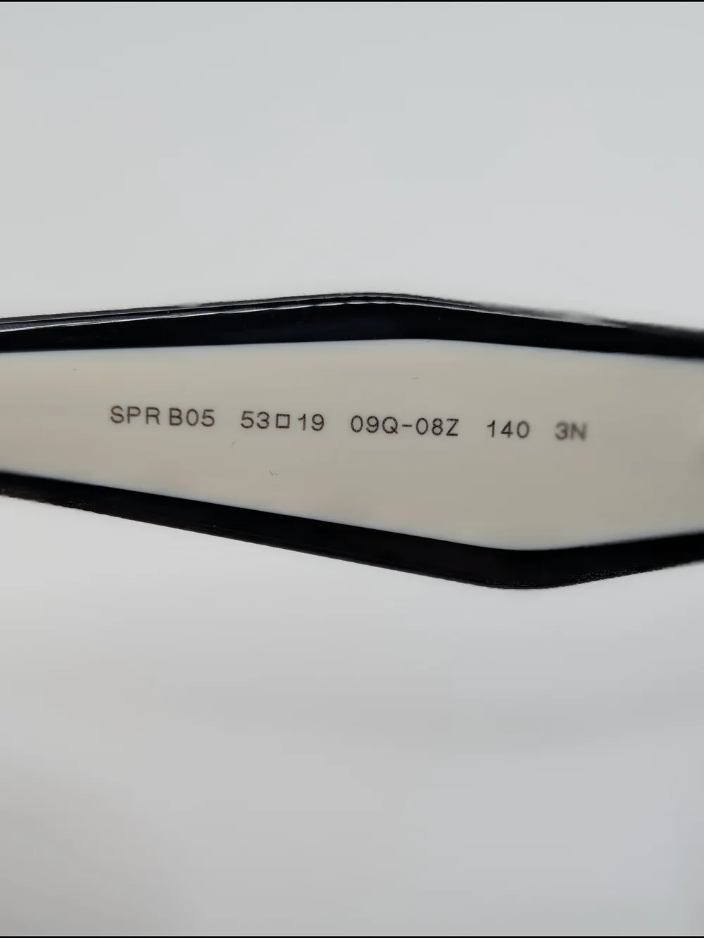 PRADA SPR B05 Black & White Geometric Sunglasses NWB